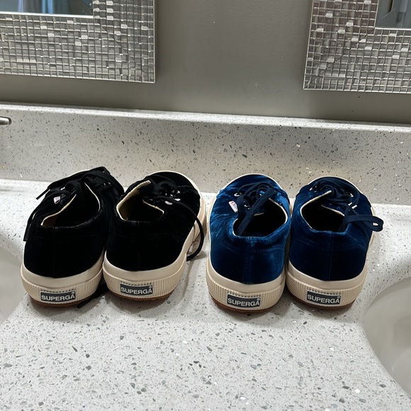 2 pairs superga shoes sneakers - Picture 2 of 5